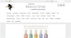 Desktop Screenshot of beauty-shop.dk