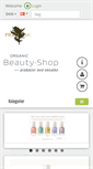 Mobile Screenshot of beauty-shop.dk
